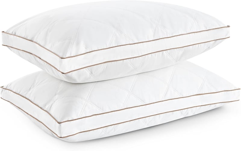 Deodar 2 db Paplan Párna 46x66 cm, Lúd Toll Töltés, 100% Pamut, Hipoallergén