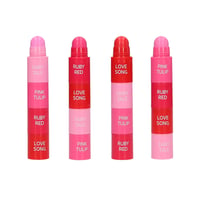 Depesche TOPModel 13492 Balzam na pery v pere Beauty and Me – 4 ks v červených a ružových odtieňoch, s vôňou cukrovej vaty 4