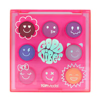 Depesche TOPModel Night Light 12879 Paleta očných tieňov s 9 farbami, v neónovo ružovej holografickej škatuľke 1