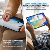 Ochranné tvrdené sklo na displej Deppa pre iPad Air 13" M4/M3/M2 (2026/2025/2024) – s jednoduchou inštalačnou súpravou, kompatibilné s Face ID a Apple Pencil, antireflexné 4