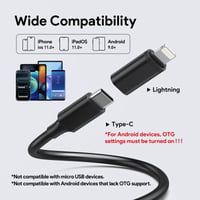 Cameră endoscop DEPSTECH 2K cu lumină, cameră de inspecție cu obiectiv dual 2560P QHD, cablu de 5M, compatibilă cu iPhone și Android, pentru HVAC, instalații sanitare și utilizare auto 4