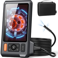 DEPSTECH Ipari Endoszkóp Kamera 5" IPS Kijelzővel - 1080P Felbontás, IP68 Vízálló, 5m Kábel, Cső és Fal Vizsgálathoz 1