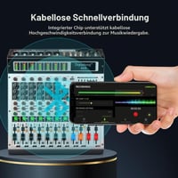 Profesionálny DJ mixážny pult Depusheng AG8, 8-kanálový, 99 DSP efektov, MP3, USB, Bluetooth, 48V fantómové napájanie, 2 AUX vstupy, pre karaoke a nahrávanie 5