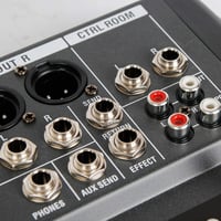 Depusheng DA12 DJ Keverőpult 12 Csatornás - Bluetooth, USB, XLR Mikrofon Bemenet, 48V Phantom, PC/MAC Kompatibilis, Fém Ház, RCA Be/Kimenet 4
