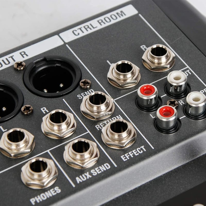 Depusheng DA12 DJ Keverőpult 12 Csatornás - Bluetooth, USB, XLR Mikrofon Bemenet, 48V Phantom, PC/MAC Kompatibilis, Fém Ház, RCA Be/Kimenet