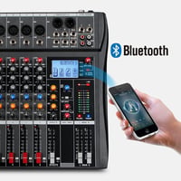 Depusheng DA8 8 csatornás stereo keverőpult Bluetooth USB felvétel phantom power 2