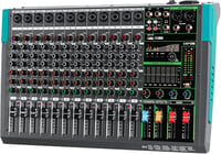 Depusheng PA12 12 csatornás DJ keverő 256 DSP effekt Bluetooth USB 48V fantom tápellátás 1