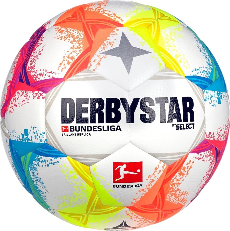 Derbystar Bundesliga Brilliant Replica futball labda - 5, rainbow