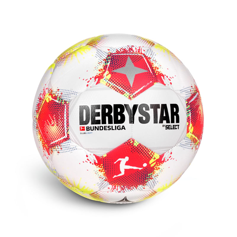 Futbalová lopta Derbystar Bundesliga Club Light v25 – veľkosť 5, ľahká juniorská lopta