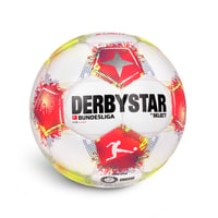 Futbalová lopta Derbystar Bundesliga Club S-Light v25 – veľkosť 4, biela/červená/žltá 3