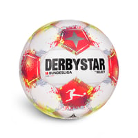 Futbalová lopta Derbystar Bundesliga Club S-Light v25 – veľkosť 4, biela/červená/žltá 1