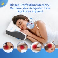 Vankúš na spanie Derila Memory Foam pre ľudí spiacich na boku, veľkosť King Size, ergonomický vankúš z pamäťovej peny 7