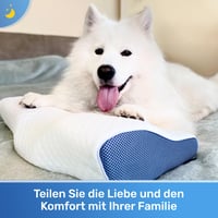 Vankúš na spanie Derila Memory Foam pre ľudí spiacich na boku, veľkosť King Size, ergonomický vankúš z pamäťovej peny 8