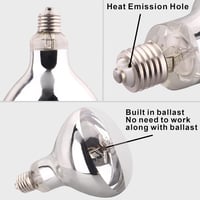 DERNORD 100W UVA UVB terráriumlámpa teknős gekkó sügér hőforrás E27 - 100.0 Watt 3