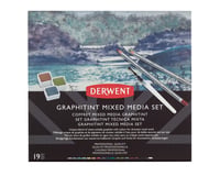 Sada Derwent Graphitint 19-dielna, mix médií – 12 vodou riediteľných farebných ceruziek (4 mm jadro), 6 ks – 2 farby chýbajú (stav: pozri 2. obrázok) 5