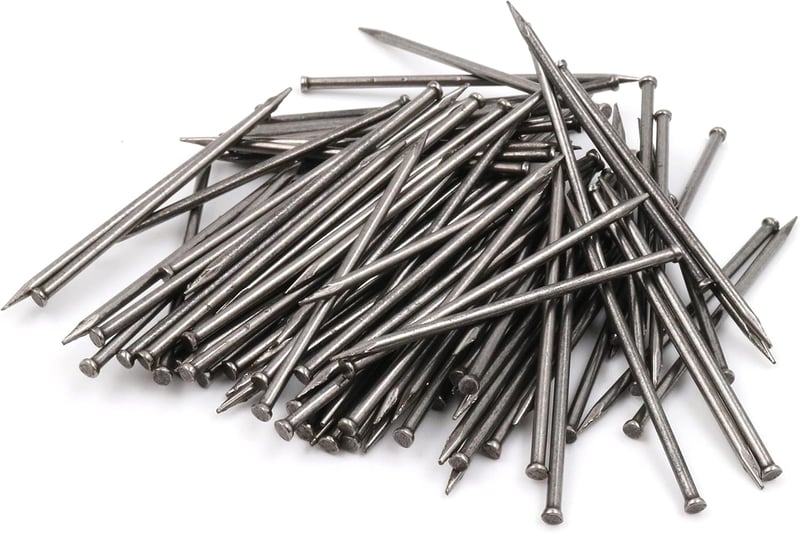 Design61 50 db Acélszeg Szegélyléc Rögzítő Szög 1.5x45 mm Süllyesztett Fejű