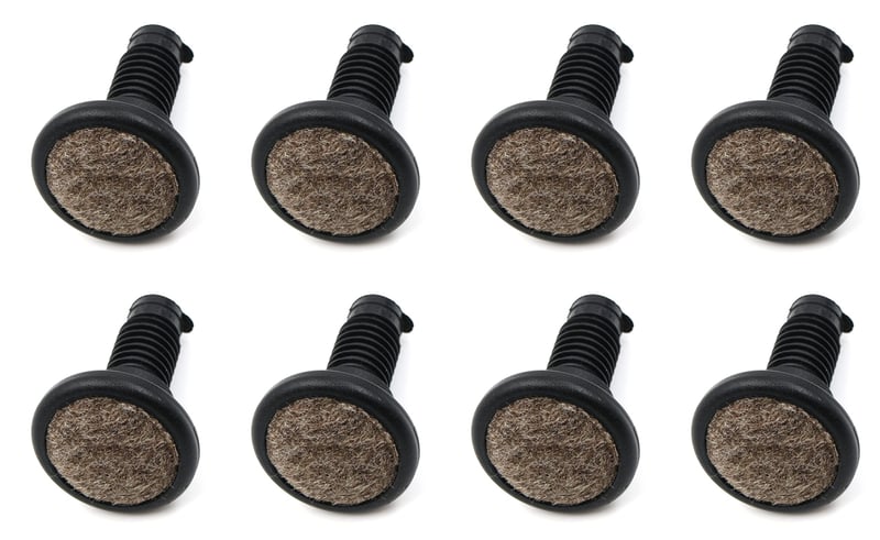 Design61 súprava 8 filcových klzákov pre vnútorný priemer 11-12 mm