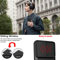 DESSEN Obal pre Motorola Moto G200 5G, čierne nárazuvzdorné puzdro z TPU/PC silikónu s 360-stupňovým otočným magnetickým krúžkom a krytom na šošovku fotoaparátu 3