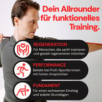 Bandă de rezistență originală Deuser din cauciuc natural, vegană, anti-alunecare, bandă de fitness fabricată în Germania pentru antrenamente de forță, fitness și exerciții de yoga 7
