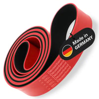 Bandă de rezistență originală Deuser din cauciuc natural, vegană, anti-alunecare, bandă de fitness fabricată în Germania pentru antrenamente de forță, fitness și exerciții de yoga 1