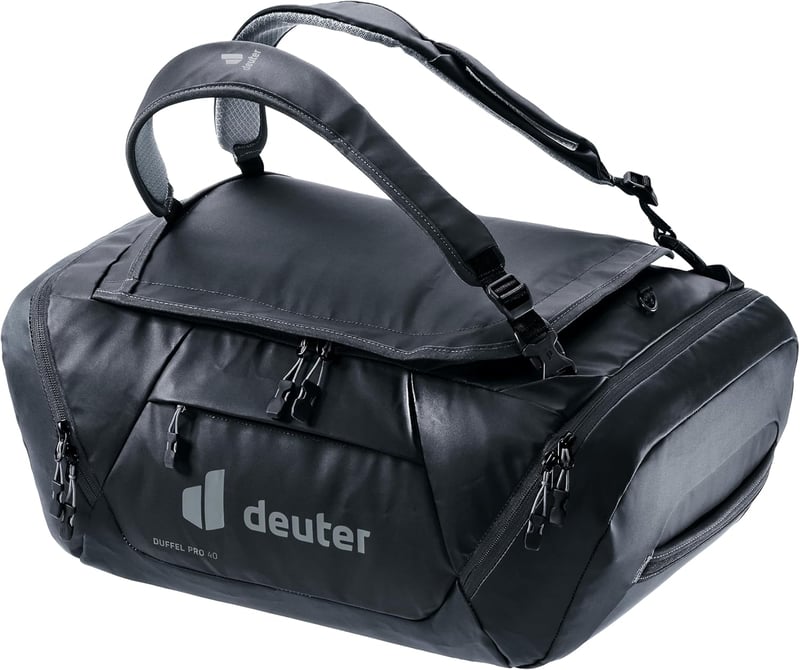 Deuter Unisex Duffel Pro 40 Utazótáska Sporthátizsák - 40 L, Black