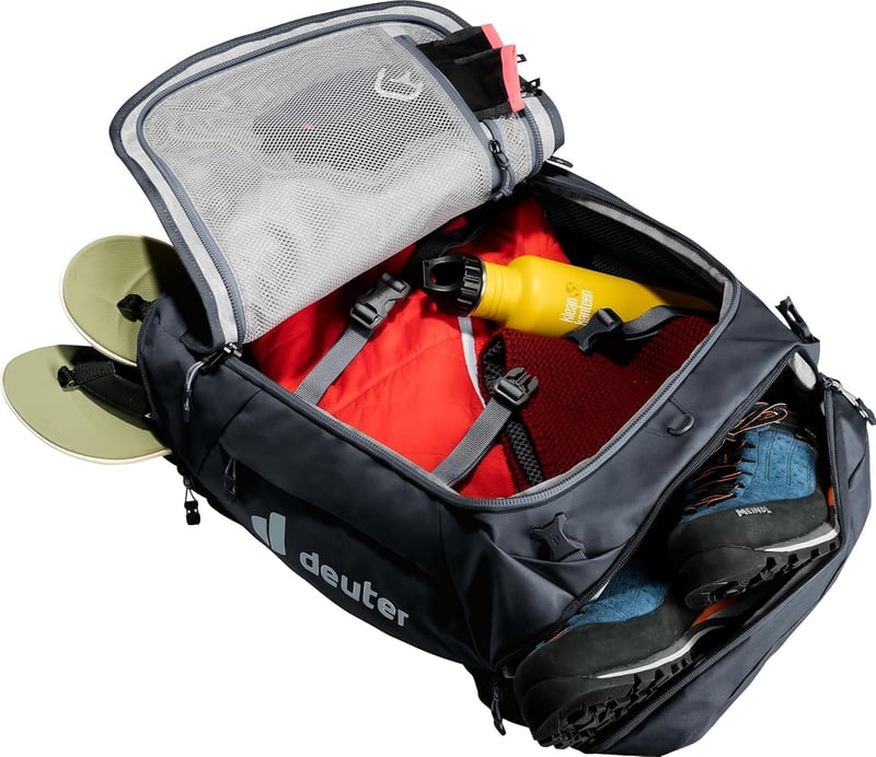 Deuter Unisex Duffel Pro 40 Utazótáska Sporthátizsák - 40 L, Black