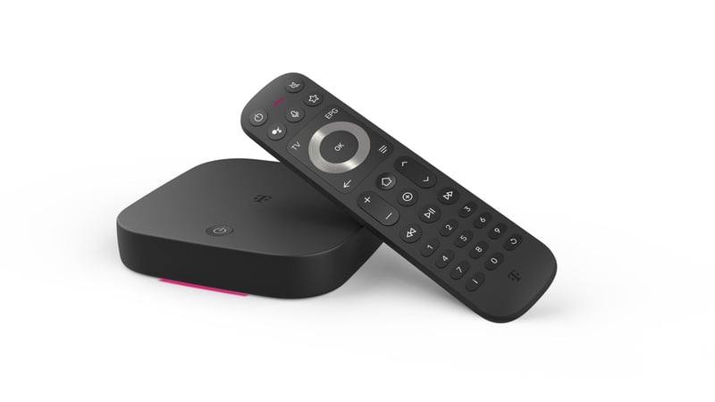 Deutsche Telekom MagentaTV One 2. generácie Android TV Box WiFi LAN 4K UHD HDR 150+ HD kanálov Netflix Disney+ Google Play Store