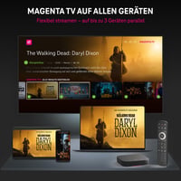 Deutsche Telekom MagentaTV One 2. generácie Android TV Box WiFi LAN 4K UHD HDR 150+ HD kanálov Netflix Disney+ Google Play Store 5