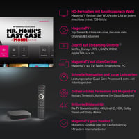 Deutsche Telekom MagentaTV One 2. generácie Android TV Box WiFi LAN 4K UHD HDR 150+ HD kanálov Netflix Disney+ Google Play Store 2