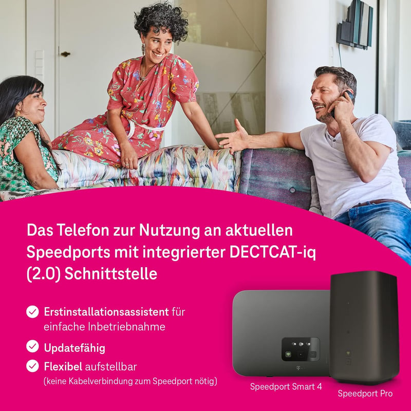 Deutsche Telekom Speedphone 12 IP telefon fehér vezeték nélküli