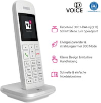 Deutsche Telekom Speedphone 12 IP telefon fehér vezeték nélküli 2