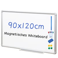 Magnetická tabuľa DEVELOP 90x120 cm s hliníkovým rámom, nástenná tabuľa, vrátane 4 magnetov, fixky, špongie a magnetického pravítka 1