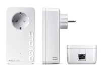 Powerline rozširujúci adaptér Devolo Magic 1 LAN, 1200 Mbit/s, 1x gigabitový LAN port, home office, dLAN 2.0, biely 2