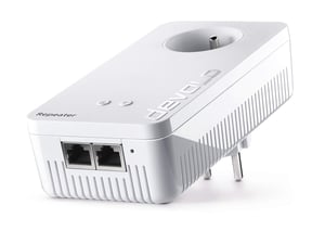 Devolo Repeater WiFi+ 5 (ac) WiFi pojačivač signala s ugrađenom utičnicom, Dual Band, 1200 Mbps, 2 Ethernet priključka, način rada pristupne točke, francuski utikač