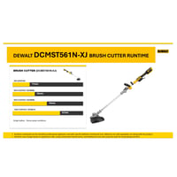 DEWALT DCMST561N-XJ Akumulatorski trimer za travu - 18V, širina reza 36 cm, motor bez četkica, automatsko izvlačenje niti, bez baterije i punjača 2