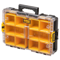 DEWALT ToughSystem 2.0 DS100 DWST83394-1 Organizator – 10 uklonjivih pretinaca, nosivost 20 kg, IP65, metalne šarke i kopče 1
