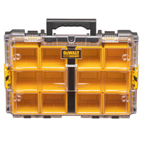 DEWALT ToughSystem 2.0 DS100 DWST83394-1 Organizator – 10 uklonjivih pretinaca, nosivost 20 kg, IP65, metalne šarke i kopče 2