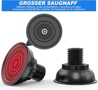 DEWEL 4 db hűtőláb állvány, állítható szívócsapos talp, 12-15 cm magasság, 300 kg terhelhetőség - Breite:30-60cm/Höhe 12cm-15cm 4