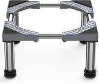 DEWEL Állítható Hűtőgép Alap 23-26 cm Magasság Mosogatógép Fagyasztó Szekrény Szürke - Grey (23-26 cm) 1