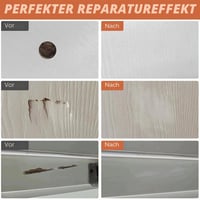 DEWEL Fa Kitöltő Javítókészlet 500g Fehér Spatulával Vízoldható 3