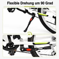 DEWEL Stojan na bicykle pre 16-20 palcové horské a cestné bicykle, stojan na uskladnenie športových bicyklov 3
