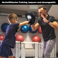 DEWEL PU bőr ütőpárnák szett - 2 párnák + kesztyű kickboxinghoz 6