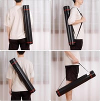 DEWEL teleszkópos plakátcsatorna A0, 76-125 cm, hordszíjjal 2