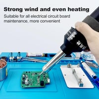 DEWIN 450W Forró Levegő Pisztoly LCD Kijelzővel Forrasztó Állomás 7