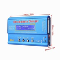 DEWIN B6 80W LCD punjač i balanser za LiPo baterije, za više tipova baterija 2