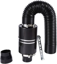 DEWIN Univerzális Autó Légszűrő 3 Inch Szénszálas Hideglevegő Szűrő Készlet 8