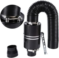 DEWIN Univerzális Autó Légszűrő 3 Inch Szénszálas Hideglevegő Szűrő Készlet 9
