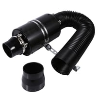 DEWIN univerzalni set usisne cijevi za hladni zrak od karbonskih vlakana za automobile - 3" 2