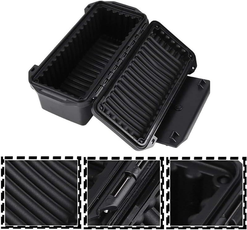 DEWIN Vízálló Tárolódoboz 200x98x82mm Ütésálló Kültéri Táska