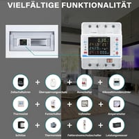 DewinLVD 100A 3 fázisú intelligens fogyasztásmérő WiFi DIN sínre 4